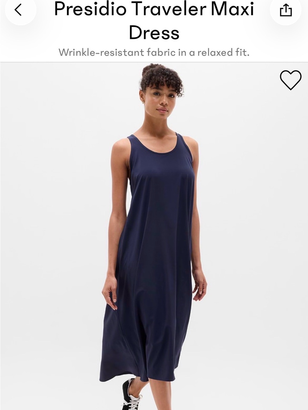 Athleta Black High-Low Racerback Maxi Dress - Picture 4 of 4